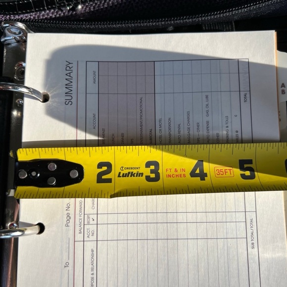 Brighton Planner Agenda Zipper Closure 3 Ring Binder w/Shoulder Straps -vintage! - Picture 7 of 12